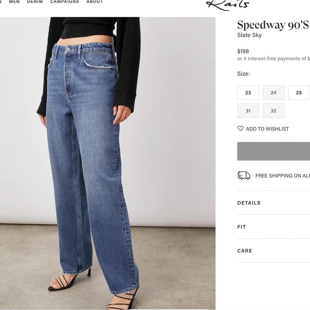 Rails Speedway 90s Boyfriend Jeans
